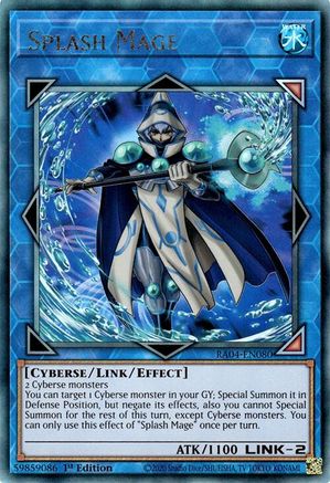 Splash Mage (Ultimate Rare) [RA04-EN080] - Quarter Century Stampede 1st Edition - Ultimate Rare - Trinity Hobby