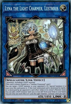 Lyna the Light Charmer, Lustrous (CR) [RA04-EN081] - Quarter Century Stampede 1st Edition - Collector's Rare - Trinity Hobby
