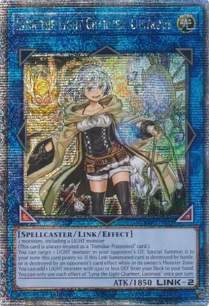 Lyna the Light Charmer, Lustrous (Quarter Century Secret Rare) [RA04-EN081] - Quarter Century Stampede 1st Edition - Quarter Century Secret Rare - Trinity Hobby
