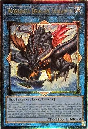 Worldsea Dragon Zealantis (Ultimate Rare) [RA04-EN082] - Quarter Century Stampede 1st Edition - Ultimate Rare - Trinity Hobby