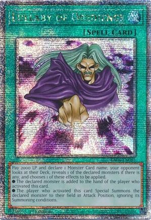 Lullaby of Obedience (Quarter Century Secret Rare) [RA04-EN085] - Quarter Century Stampede 1st Edition - Quarter Century Secret Rare - Trinity Hobby