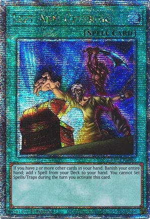 Left Arm Offering (Quarter Century Secret Rare) [RA04-EN086] - Quarter Century Stampede 1st Edition - Quarter Century Secret Rare - Trinity Hobby