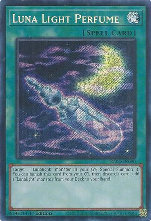 Luna Light Perfume (Secret Rare) [RA04-EN090] - Quarter Century Stampede 1st Edition - Secret Rare - Trinity Hobby