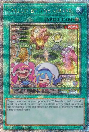 Called by the Grave (New Art) (Quarter Century Secret Rare) [RA04-EN092] - Quarter Century Stampede 1st Edition - Quarter Century Secret Rare - Trinity Hobby