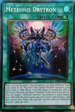 Meteonis Drytron (CR) [RA04-EN096] - Quarter Century Stampede 1st Edition - Collector's Rare - Trinity Hobby