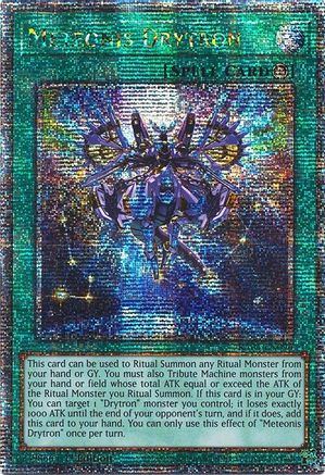 Meteonis Drytron (Quarter Century Secret Rare) [RA04-EN096] - Quarter Century Stampede 1st Edition - Quarter Century Secret Rare - Trinity Hobby