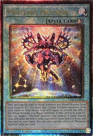 Meteonis Drytron (Ultimate Rare) [RA04-EN096] - Quarter Century Stampede  - Ultimate Rare