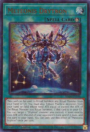 Meteonis Drytron (UR) [RA04-EN096] - Quarter Century Stampede  - Ultra Rare - Trinity Hobby