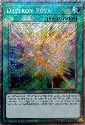 Drytron Nova (Platinum Secret Rare) [RA04-EN097] - Quarter Century Stampede  - Platinum Secret Rare - Trinity Hobby