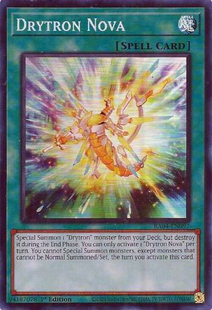 Drytron Nova [RA04-EN097] - Quarter Century Stampede 1st Edition - Super Rare - Trinity Hobby