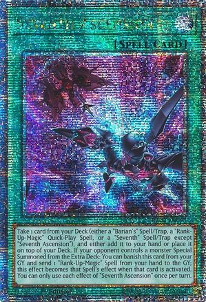 Seventh Ascension (Quarter Century Secret Rare) [RA04-EN098] - Quarter Century Stampede 1st Edition - Quarter Century Secret Rare - Trinity Hobby