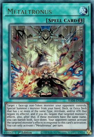 Metaltronus (Ultimate Rare) [RA04-EN100] - Quarter Century Stampede 1st Edition - Ultimate Rare - Trinity Hobby