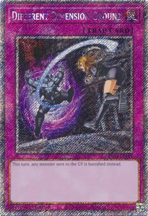Different Dimension Ground (Platinum Secret Rare) [RA04-EN101] - Quarter Century Stampede 1st Edition - Platinum Secret Rare - Trinity Hobby