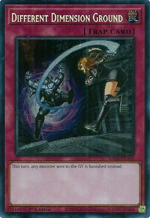 Different Dimension Ground (Secret Rare) [RA04-EN101] - Quarter Century Stampede 1st Edition - Secret Rare - Trinity Hobby