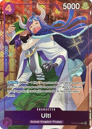 Ulti (Premium Card Collection -Best Selection Vol. 3-) (ST04-002) - [One Piece Promotion Cards] Foil - Trinity Hobby