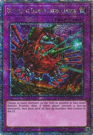 Destructive Daruma Karma Cannon (Quarter Century Secret Rare) [RA04-EN103] - Quarter Century Stampede 1st Edition - Quarter Century Secret Rare - Trinity Hobby