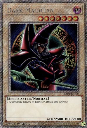 Dark Magician (Arkana) (Platinum Secret Rare) [RA04-EN106] - Quarter Century Stampede 1st Edition - Platinum Secret Rare - Trinity Hobby