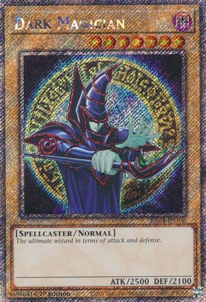 Dark Magician (9th Art) (Platinum Secret Rare) [RA04-EN106] - Quarter Century Stampede 1st Edition - Platinum Secret Rare - Trinity Hobby