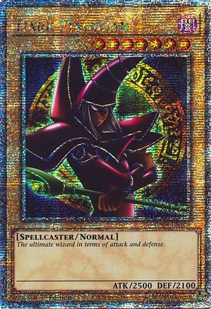 Dark Magician (Arkana) (Quarter Century Secret Rare) [RA04-EN106] - Quarter Century Stampede 1st Edition - Quarter Century Secret Rare - Trinity Hobby