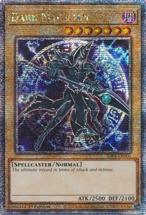 Dark Magician (7th Art) (Quarter Century Secret Rare) [RA04-EN106] - Quarter Century Stampede 1st Edition - Quarter Century Secret Rare - Trinity Hobby