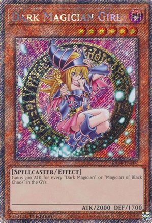 Dark Magician Girl (3rd Art) (Platinum Secret Rare) [RA04-EN107] - Quarter Century Stampede 1st Edition - Platinum Secret Rare - Trinity Hobby