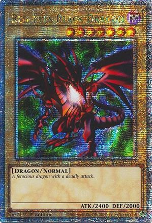 Red-Eyes Black Dragon (4th Art) (Quarter Century Secret Rare) [RA04-EN109] - Quarter Century Stampede 1st Edition - Quarter Century Secret Rare - Trinity Hobby