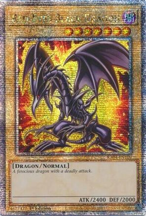 Red-Eyes Black Dragon (7th Art) (Quarter Century Secret Rare) [RA04-EN109] - Quarter Century Stampede 1st Edition - Quarter Century Secret Rare - Trinity Hobby