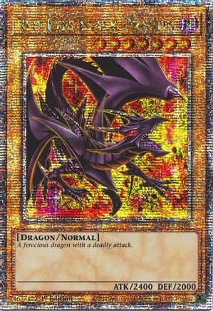 Red-Eyes Black Dragon (8th Art) (Quarter Century Secret Rare) [RA04-EN109] - Quarter Century Stampede 1st Edition - Quarter Century Secret Rare - Trinity Hobby
