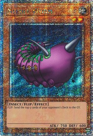 Needle Worm (Quarter Century Secret Rare) [RA04-EN112] - Quarter Century Stampede 1st Edition - Quarter Century Secret Rare - Trinity Hobby