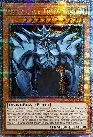 Obelisk the Tormentor (Quarter Century Secret Rare) [RA04-EN116] - Quarter Century Stampede 1st Edition - Quarter Century Secret Rare - Trinity Hobby