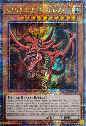Slifer the Sky Dragon (Quarter Century Secret Rare) [RA04-EN117] - Quarter Century Stampede 1st Edition - Quarter Century Secret Rare - Trinity Hobby