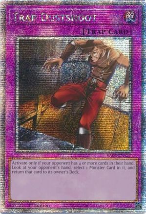 Trap Dustshoot (Quarter Century Secret Rare) [RA04-EN121] - Quarter Century Stampede 1st Edition - Quarter Century Secret Rare - Trinity Hobby