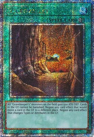 Necrovalley (Quarter Century Secret Rare) [RA04-EN122] - Quarter Century Stampede 1st Edition - Quarter Century Secret Rare