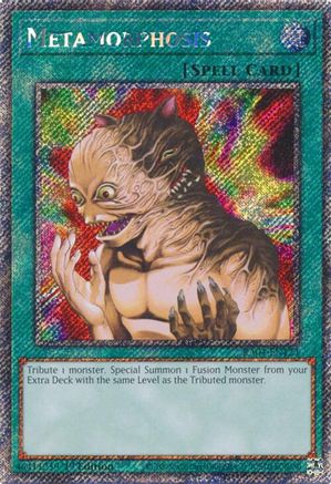Metamorphosis (Platinum Secret Rare) [RA04-EN123] - Quarter Century Stampede 1st Edition - Platinum Secret Rare