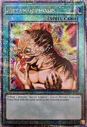 Metamorphosis (Quarter Century Secret Rare) [RA04-EN123] - Quarter Century Stampede 1st Edition - Quarter Century Secret Rare - Trinity Hobby