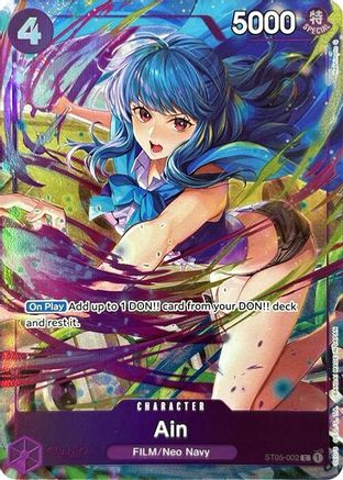 Ain (Premium Card Collection -Best Selection Vol. 3-) (ST05-002) - [One Piece Promotion Cards] Foil - Trinity Hobby