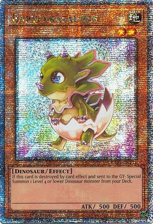 Babycerasaurus (Quarter Century Secret Rare) [RA04-EN131] - Quarter Century Stampede 1st Edition - Quarter Century Secret Rare - Trinity Hobby