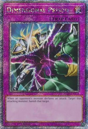 Dimensional Prison (Quarter Century Secret Rare) [RA04-EN132] - Quarter Century Stampede 1st Edition - Quarter Century Secret Rare - Trinity Hobby