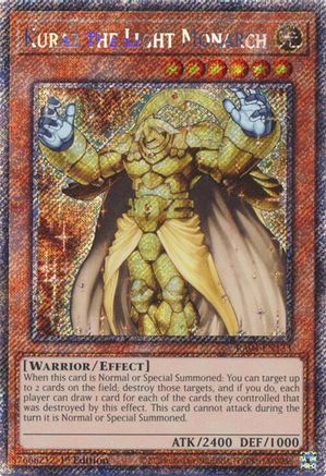 Kuraz the Light Monarch (Platinum Secret Rare) [RA04-EN133] - Quarter Century Stampede 1st Edition - Platinum Secret Rare - Trinity Hobby