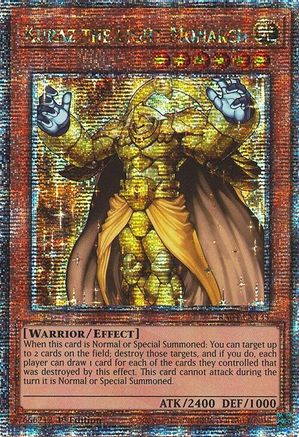 Kuraz the Light Monarch (Quarter Century Secret Rare) [RA04-EN133] - Quarter Century Stampede 1st Edition - Quarter Century Secret Rare - Trinity Hobby