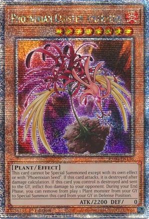 Phoenixian Cluster Amaryllis [RA04-EN136] Quarter Century Secret Rare - Trinity Hobby