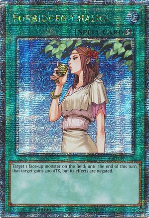 Forbidden Chalice (Quarter Century Secret Rare) [RA04-EN137] - Quarter Century Stampede 1st Edition - Quarter Century Secret Rare - Trinity Hobby