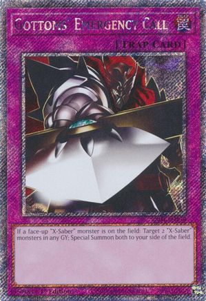 Gottoms' Emergency Call [RA04-EN138] Platinum Secret Rare - Trinity Hobby