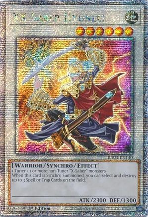 XX-Saber Hyunlei (Quarter Century Secret Rare) [RA04-EN140] - Quarter Century Stampede 1st Edition - Quarter Century Secret Rare - Trinity Hobby