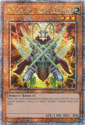XX-Saber Emmersblade (Quarter Century Secret Rare) [RA04-EN141] - Quarter Century Stampede 1st Edition - Quarter Century Secret Rare - Trinity Hobby