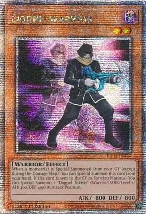 Doppelwarrior (Quarter Century Secret Rare) [RA04-EN147] - Quarter Century Stampede 1st Edition - Quarter Century Secret Rare - Trinity Hobby