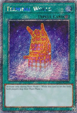Terminal World (Platinum Secret Rare) [RA04-EN148] - Quarter Century Stampede 1st Edition - Platinum Secret Rare - Trinity Hobby