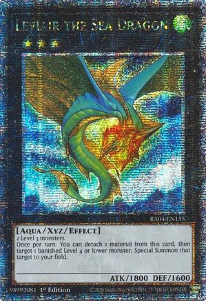 Leviair the Sea Dragon (Quarter Century Secret Rare) [RA04-EN155] - Quarter Century Stampede 1st Edition - Quarter Century Secret Rare - Trinity Hobby