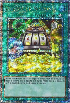 Double or Nothing! (Quarter Century Secret Rare) [RA04-EN156] - Quarter Century Stampede 1st Edition - Quarter Century Secret Rare - Trinity Hobby