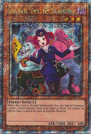 Tour Guide from the Underworld (Alternate Art) (Quarter Century Secret Rare) [RA04-EN157] - Quarter Century Stampede 1st Edition - Quarter Century Secret Rare - Trinity Hobby